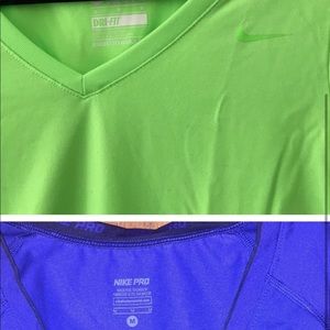 2/$10 BUNDLE OF Nike Dri-Fit & Pro T shirts